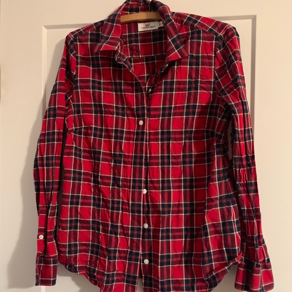 Vineyard vines Women’s flannel SMALL NWOT